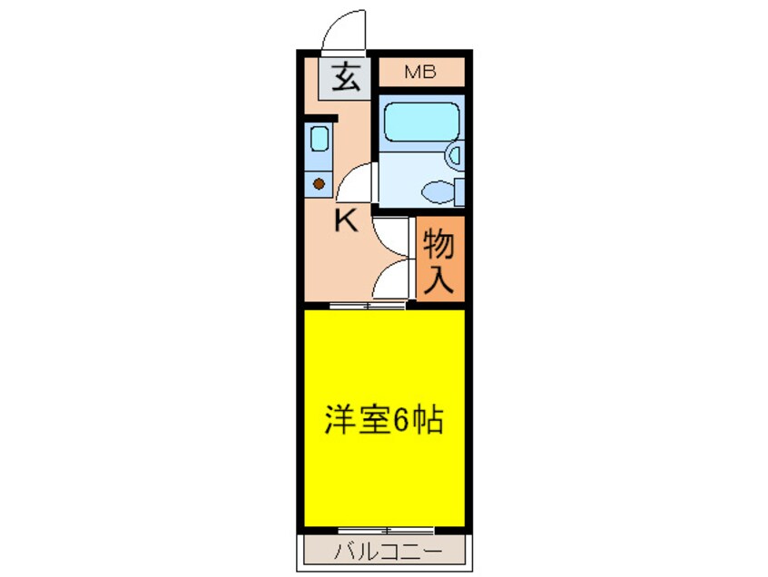 間取図 ハッピーハイツ