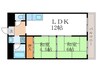 シャトー高野 2LDKの間取り