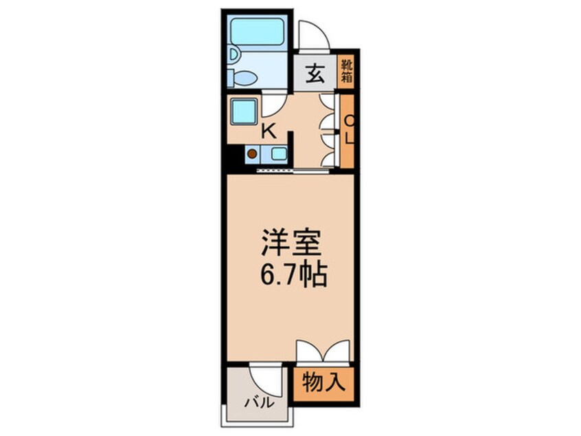 間取図 シングルテン