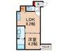 Ｆ　ａｓｅｃｉａ　Ｋａｔａｎｏ 1LDKの間取り