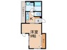 Ｓ　Ａｐｔ．王居殿Ⅲ 1Kの間取り
