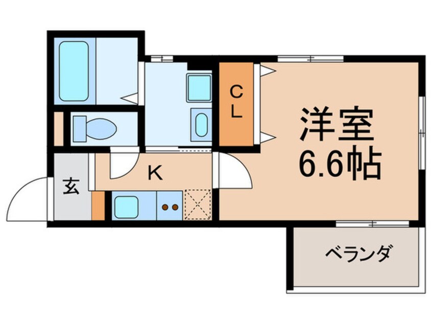 間取図 Ｓ　Ａｐｔ．王居殿Ⅲ