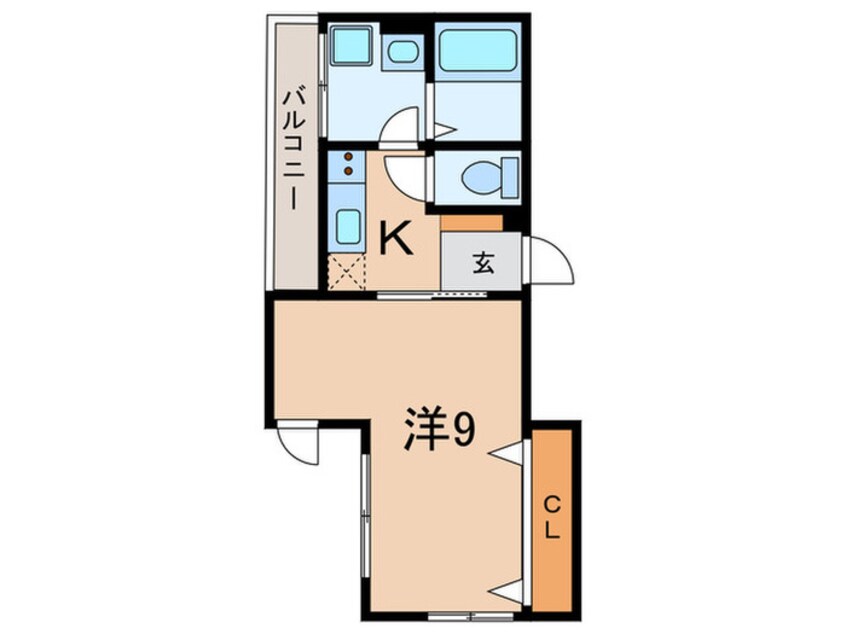 間取図 Ｓ　Ａｐｔ．王居殿Ⅲ