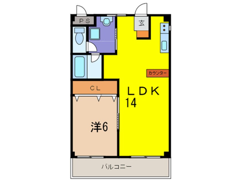 間取図 プラザ学園南