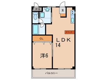 間取図 プラザ学園南