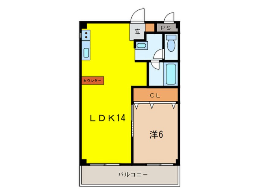 間取図 プラザ学園南