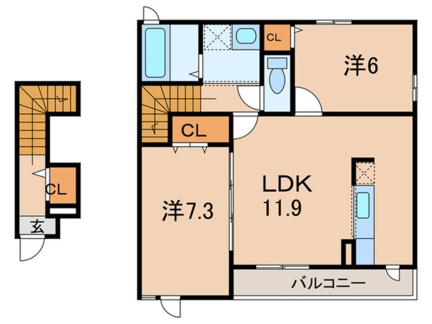 間取図 ネオハイツマツミ