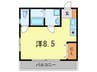 セジュール曙 1Rの間取り