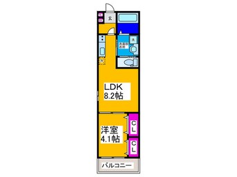 間取図 ALEGRIA南市岡