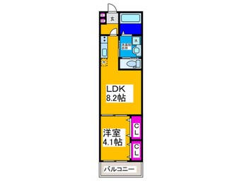 間取図 ALEGRIA南市岡