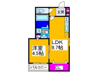 間取図 ALEGRIA南市岡