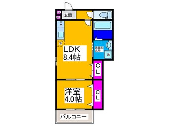 間取図 ALEGRIA南市岡