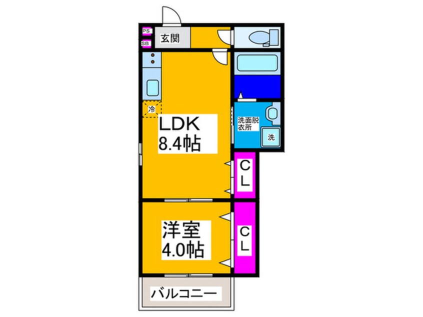 間取図 ALEGRIA南市岡