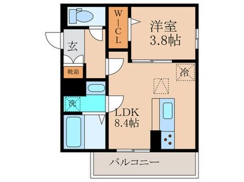 間取図 メルベーユドゥ