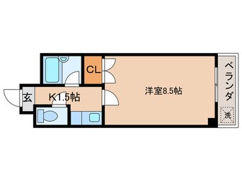 間取図 ヴェルメゾン大宅