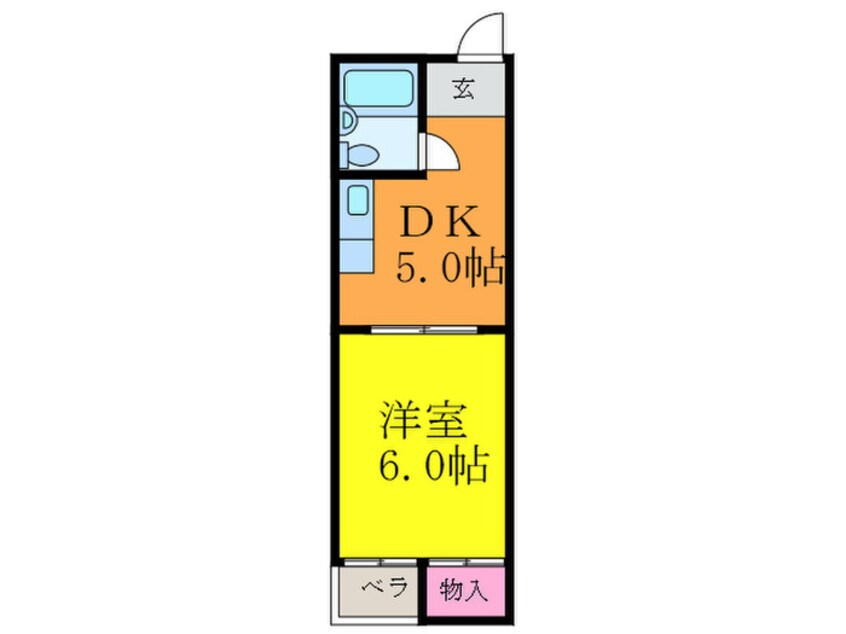 間取図 アクティ－香露園