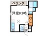 ボワ・ヴィラ－ジュⅡ 1Rの間取り