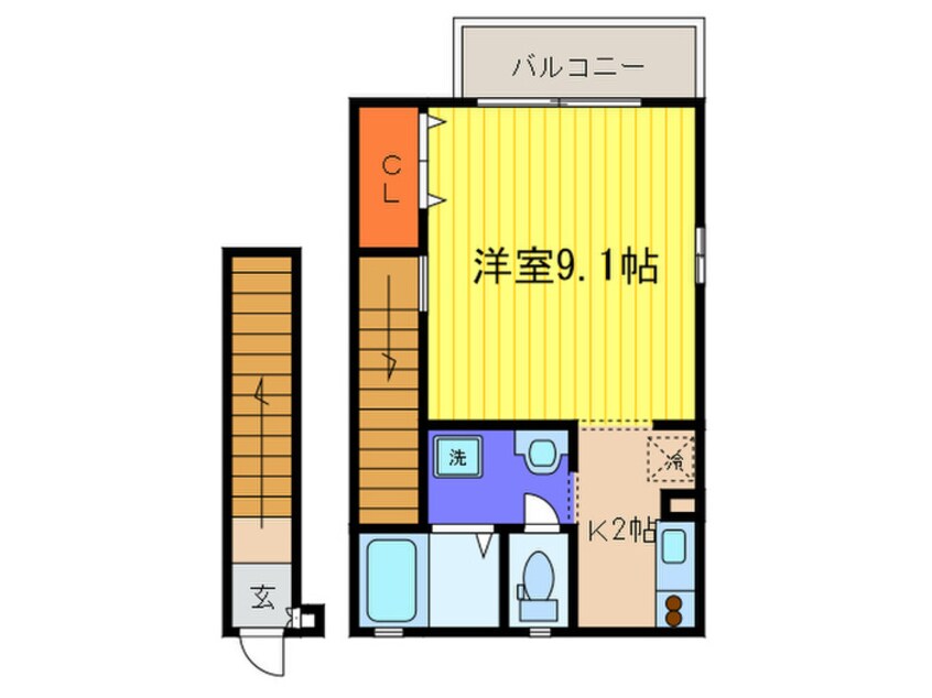 間取図 ボワ・ヴィラ－ジュⅡ