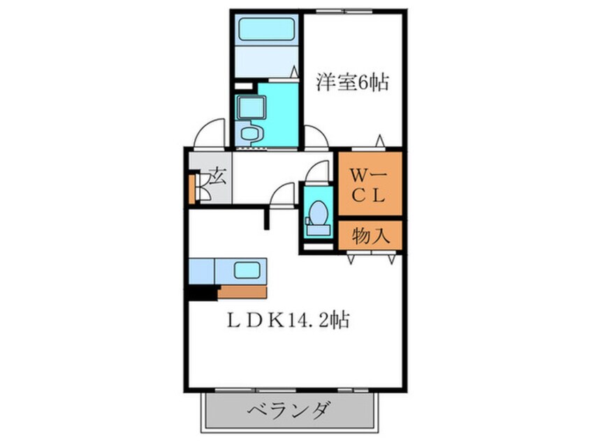 間取図 QUATRE　FEUILLES　向日町