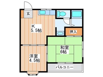 間取図 ベルメゾン池田