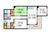 ラフェスタ京都桂 3LDKの間取り