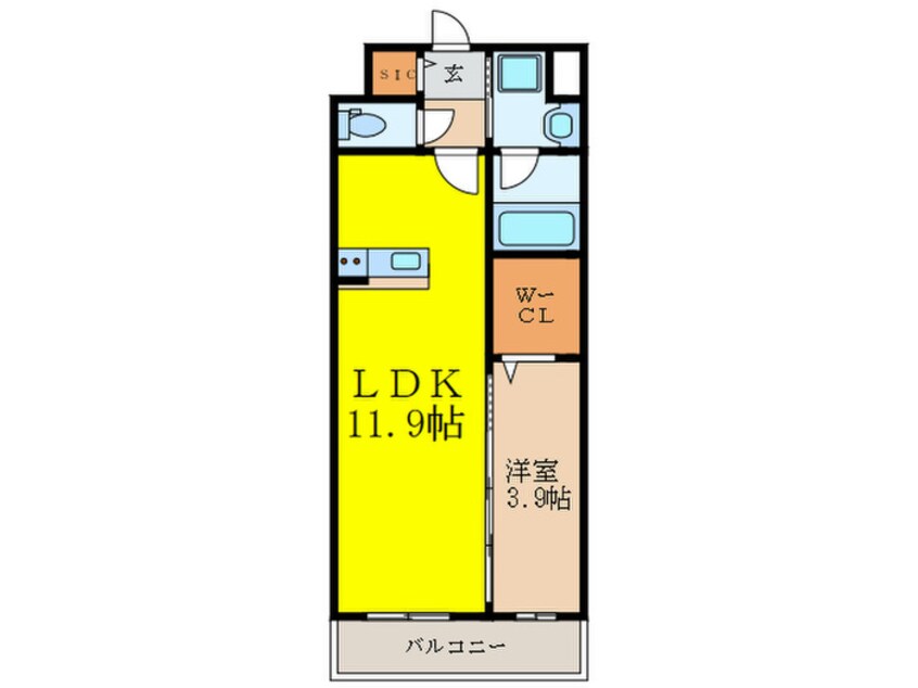 間取図 ル　マルシェ　下穂積