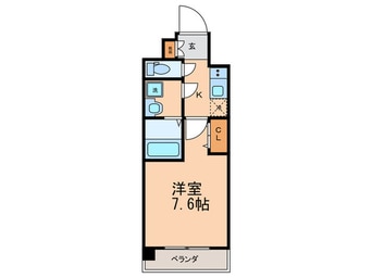 間取図 ｸﾘｽﾀﾙｸﾞﾗﾝﾂ京都西大路（207）