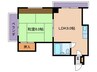 レジデンス都島 1LDKの間取り