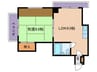 レジデンス都島 1LDKの間取り