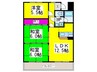 パレステート貝塚 3LDKの間取り
