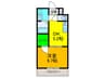仮)Feliz高石千代田 1DKの間取り