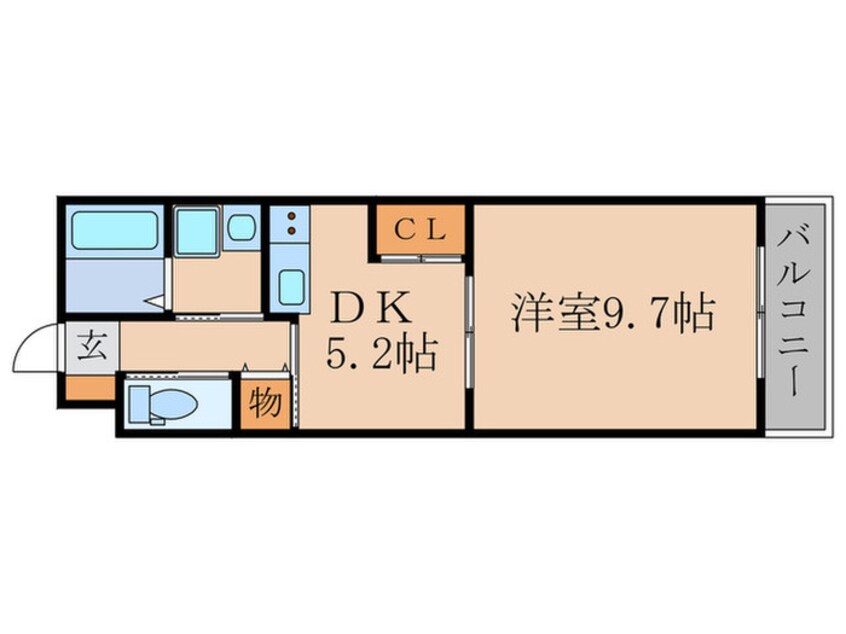 間取図 プレアデス桃山