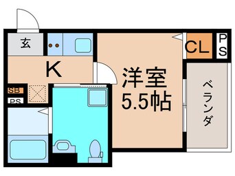 間取図 ＣＲＡＳＴＩＮＥ住吉大社