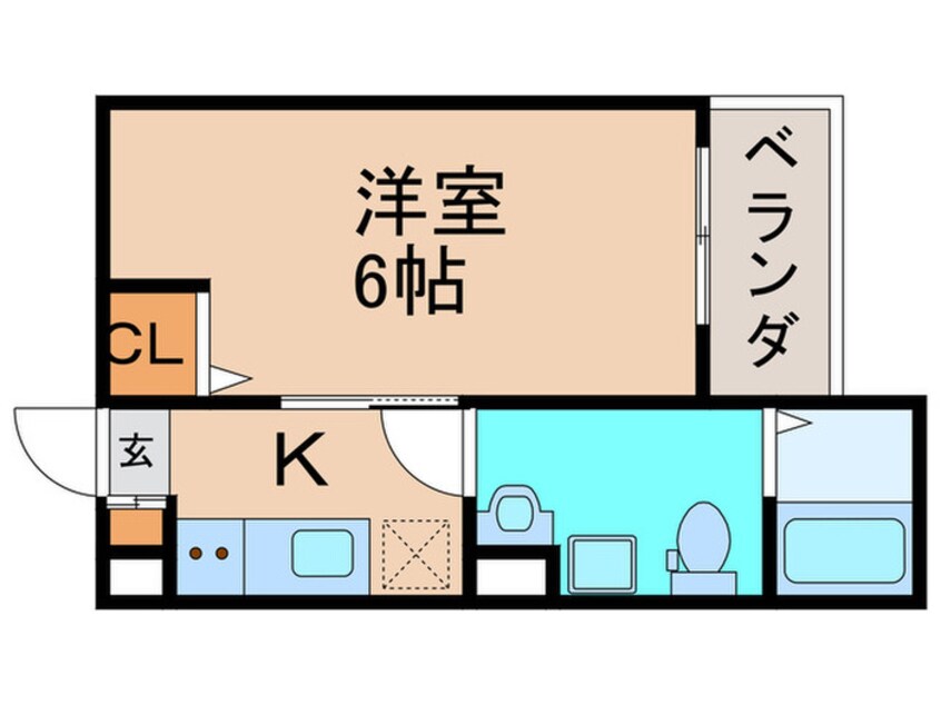 間取図 ＣＲＡＳＴＩＮＥ住吉大社