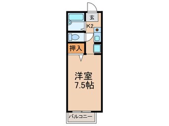 間取図 サニ－ハイツ中川Ｃ棟