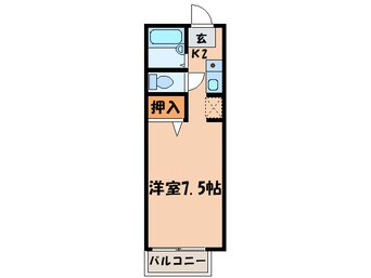 間取図 サニ－ハイツ中川Ｃ棟