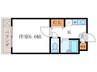 CASAⅢ 1Kの間取り