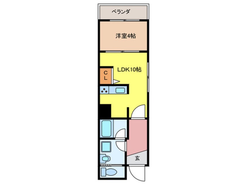 間取図 LOVE　it　堺東