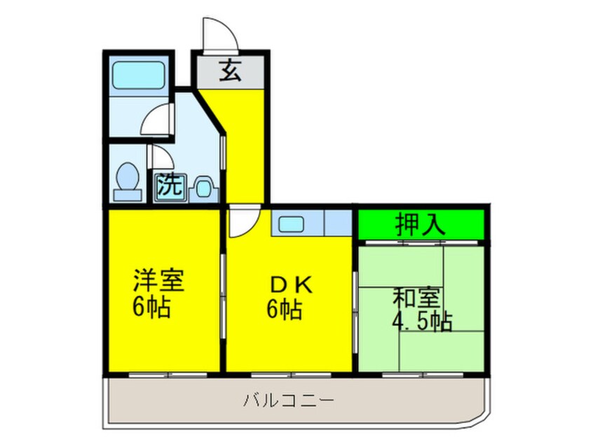 間取図 メゾンクレール