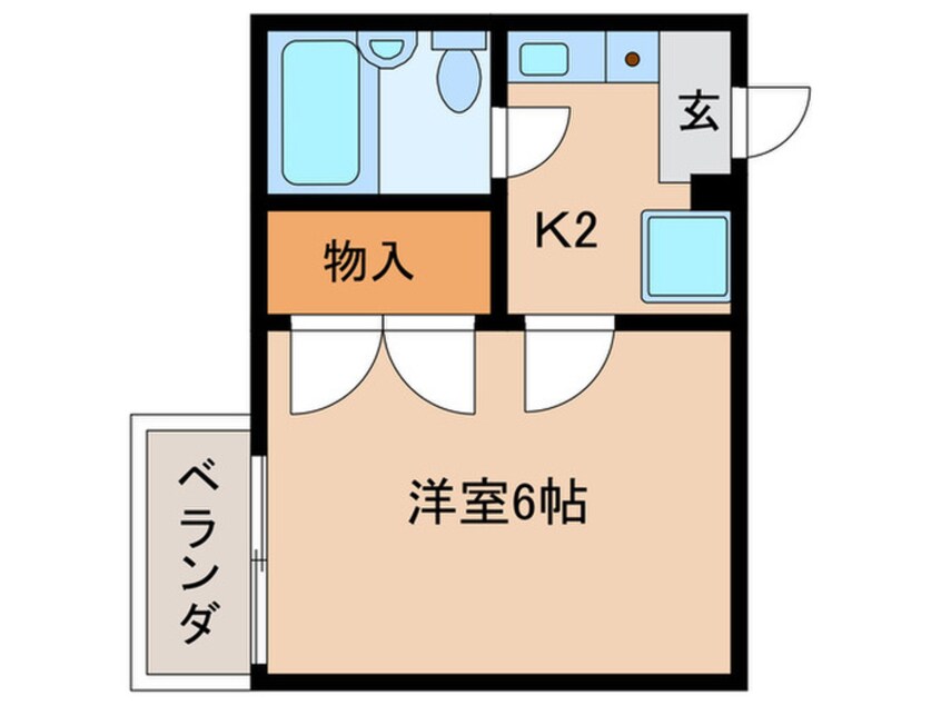 間取図 リバティ－稲野