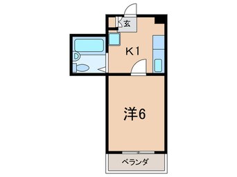 間取図 リバティ－稲野