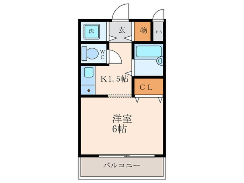 間取図 ﾚﾌｧｲﾝﾄﾞ西難波Ⅱ