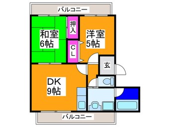 間取図 メゾンハイツ信