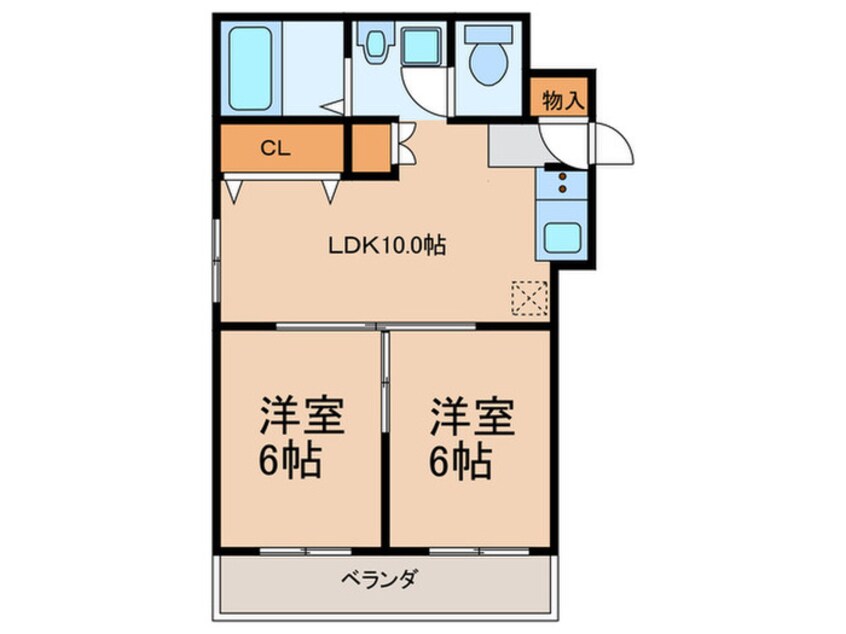 間取図 シティフラット
