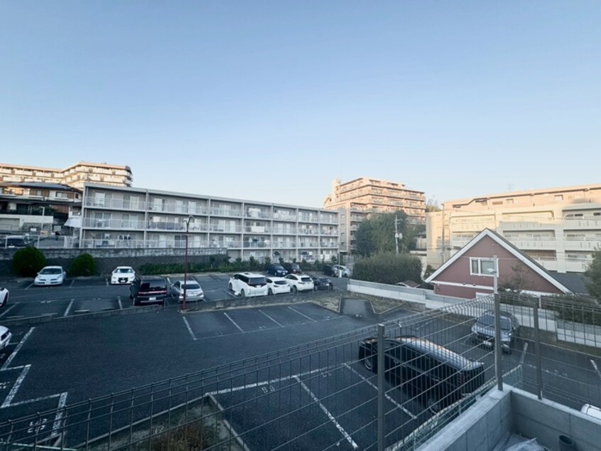 室内からの展望 プルメリア阪大前