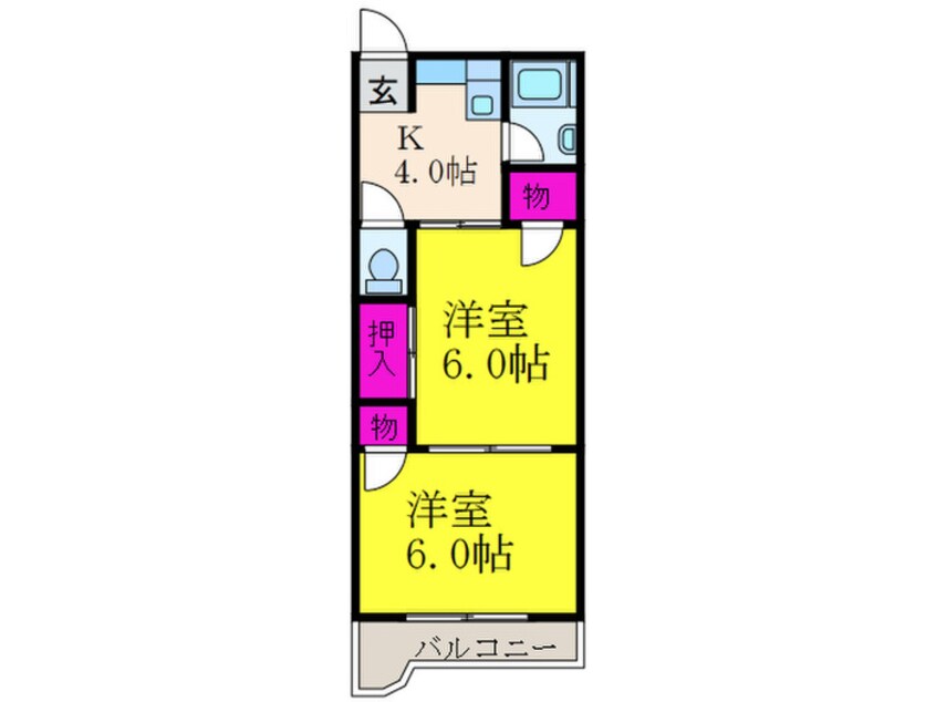 間取図 第１東昌ハイツ