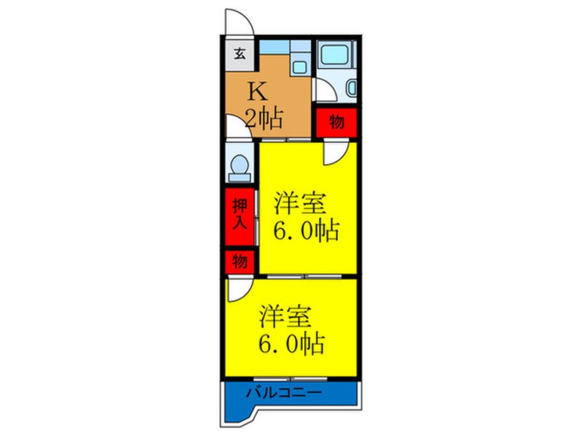 間取図 第１東昌ハイツ