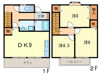 間取図 ラ・メルヴェ－ユ