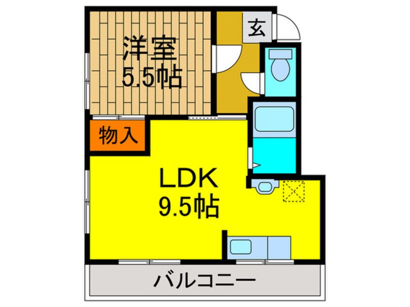 間取図 愛名マンション