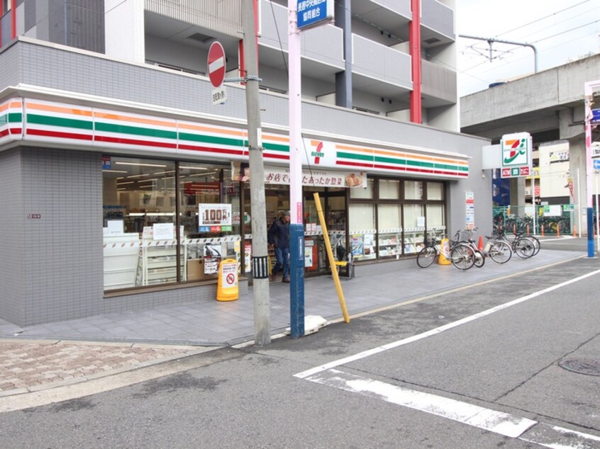 セブンイレブンJR長居駅前店(コンビニ)まで150m クレオ長居